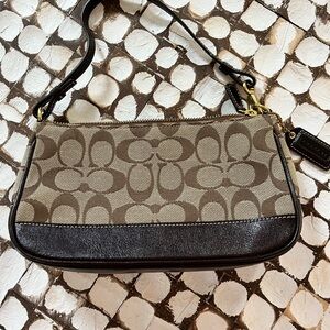 Classic Coach wristlet